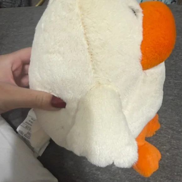 Jellycat Cream and Orange Plush Duck - Picture 2 of 5